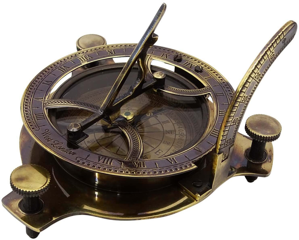 Brass Magnetic Compass P173