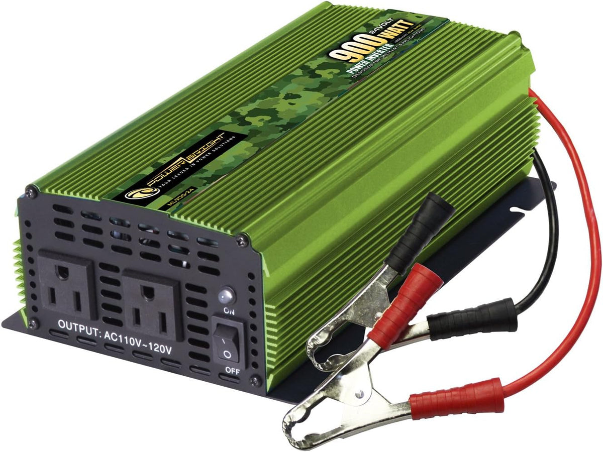 400 Watt 24V Modified Sine Wave Power Inverter with Dual 110V AC Outlets W712