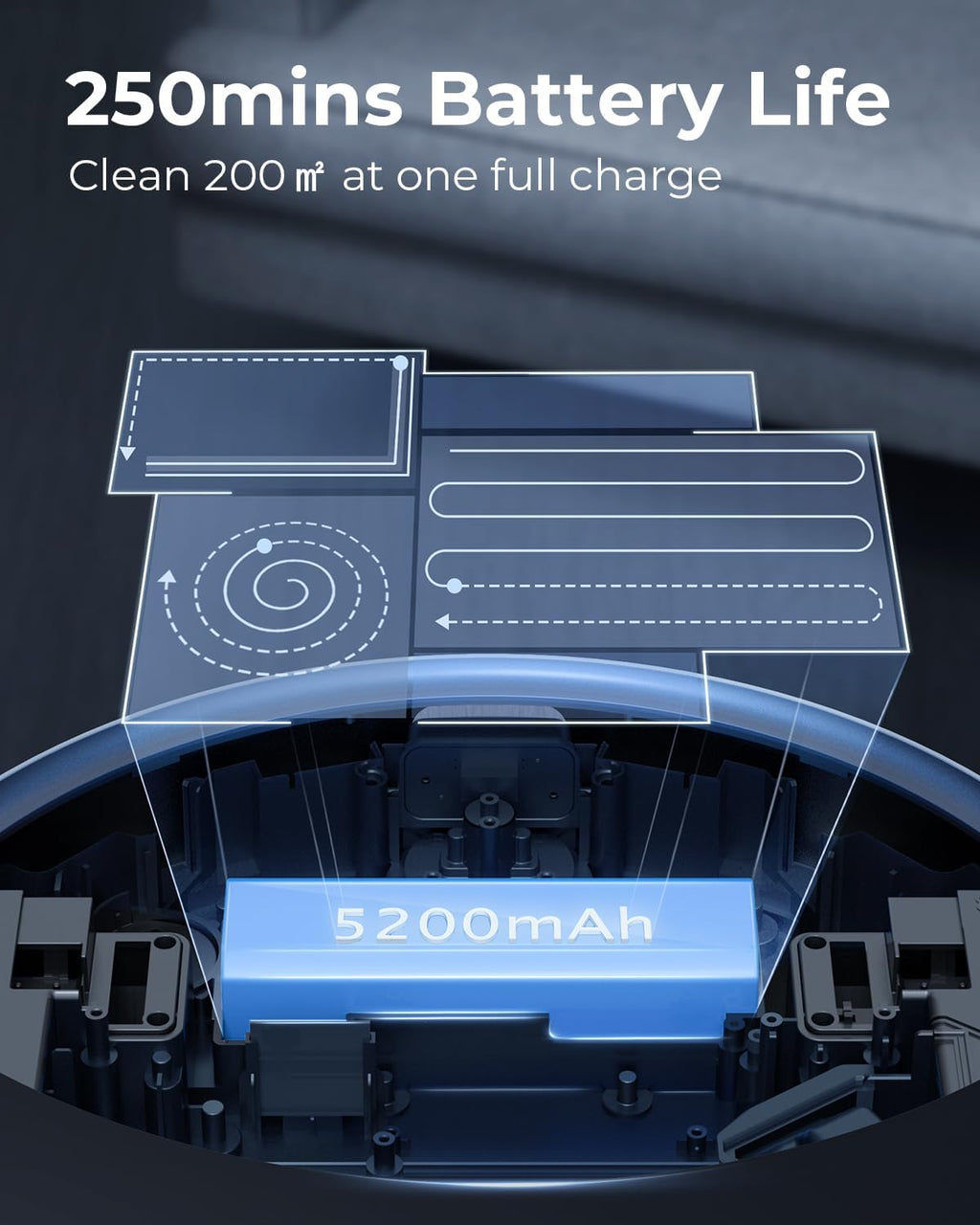 3 in 1 Robot Vacuum and Mop Combo with Self Emptying Station A40913