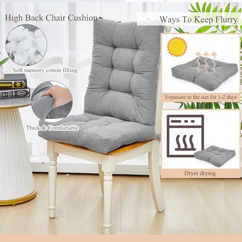 Beige 4 Sets Outdoor Patio Chair Cushions F3242