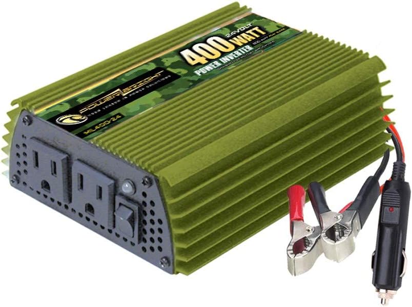 400 Watt 24V Modified Sine Wave Power Inverter with Dual 110V AC Outlets W712