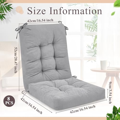Beige 4 Sets Outdoor Patio Chair Cushions F3242