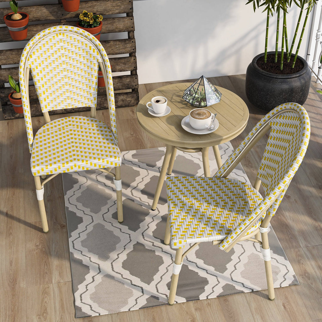Natural Tone 3-Piece Side Table Set R8900