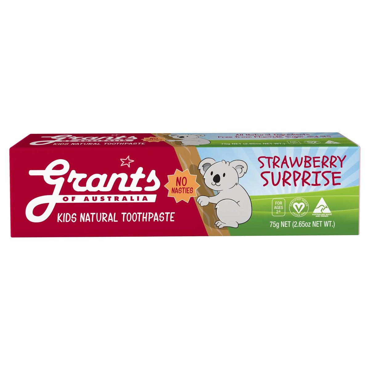 Kids Toothpaste Strawberry 75g S546
