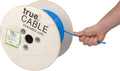 White Cat6 Plenum 500ft Bare Copper Ethernet Cable Q187910
