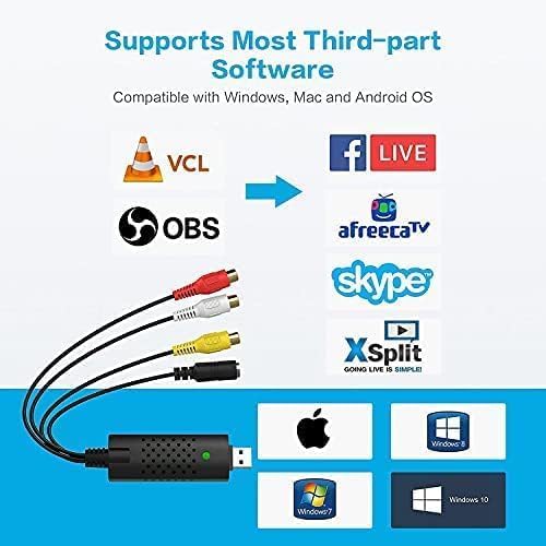 USB Video Capture Card for RCA to USB J675