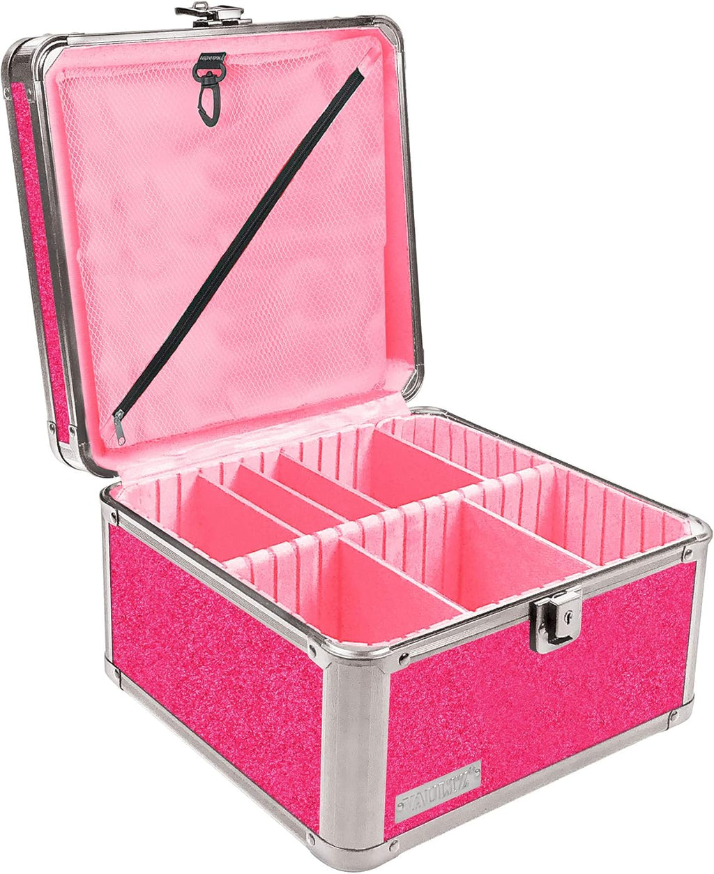 Black Medium Locking Storage Case with Dividers V224848