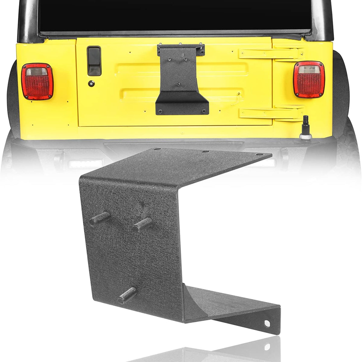 Heavy Duty Steel Spare Tire Carrier Tailgate Mount H414545
