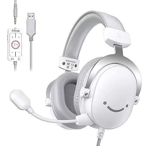 Black USB Over-Ear Wired Gaming Headset with Detachable Microphone G553