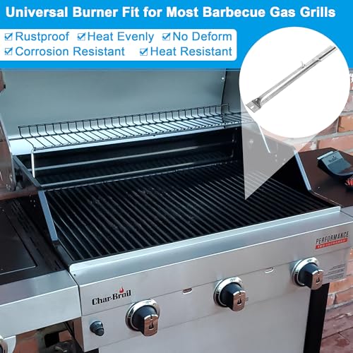 4-Pack Stainless Steel Adjustable Grill Burner Tubes L569