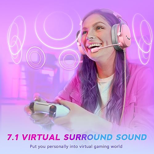 Black USB Over-Ear Wired Gaming Headset with Detachable Microphone G553