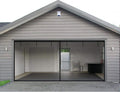 16x7Ft Magnetic Closure Fiberglass Mesh Garage Door Screen D4881