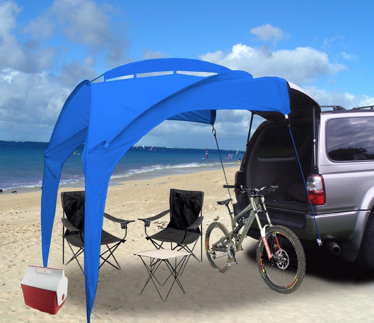 Blue Portable Sunshade Canopy Tent G907926