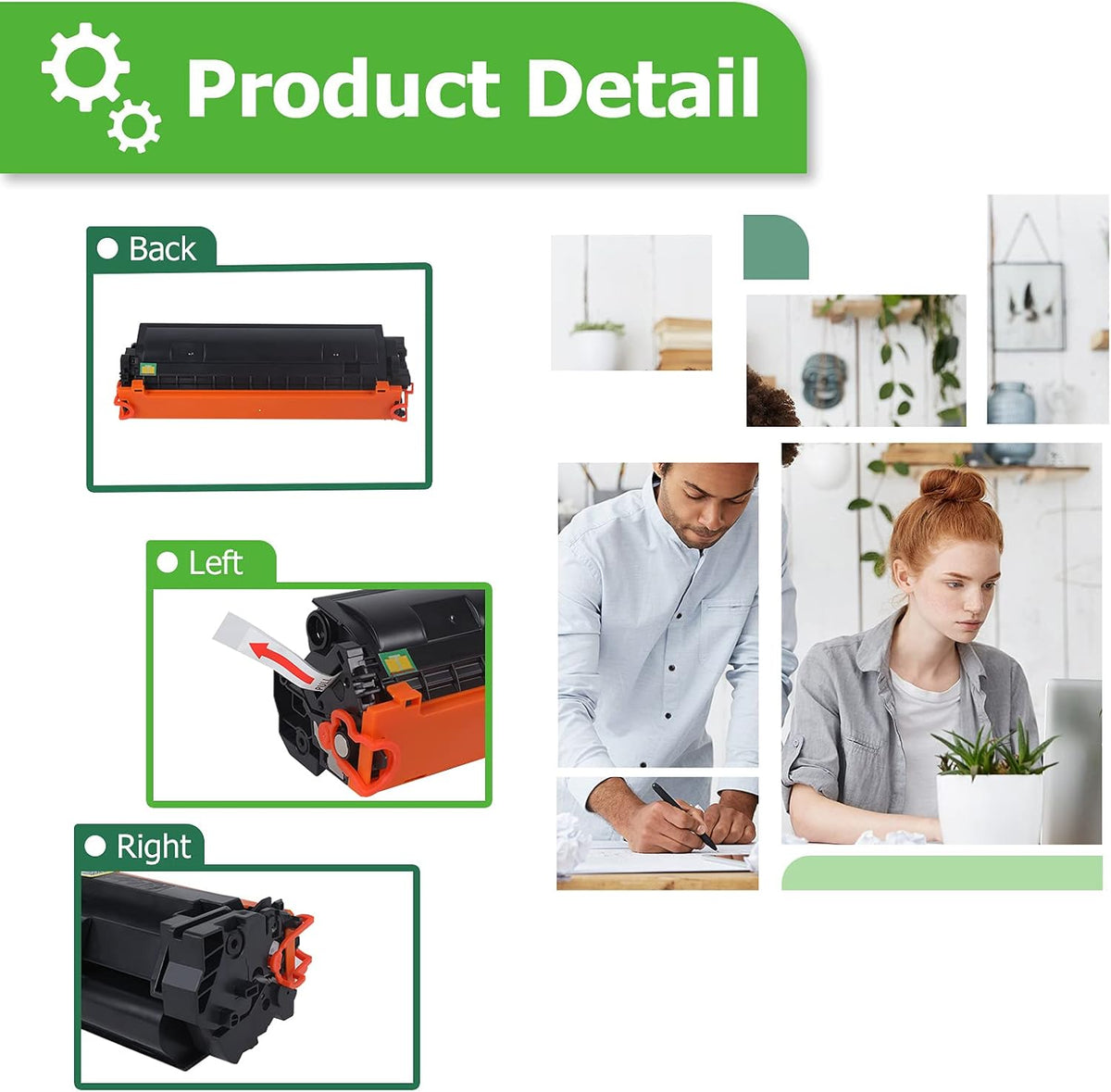 Compatible Toner Cartridge Replacement Black 4-Pack Y364178