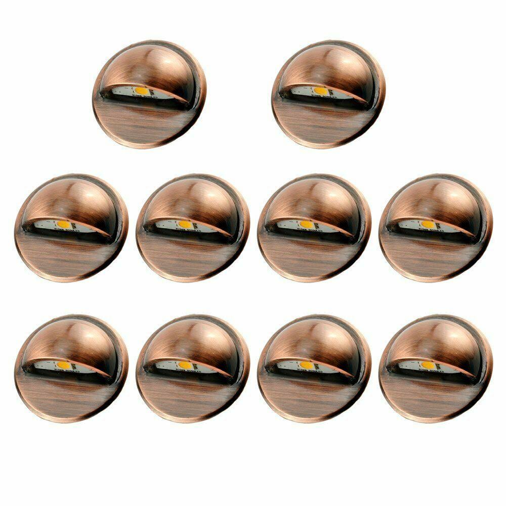 10 Pack Low Voltage LED Deck Lights Kit Y179