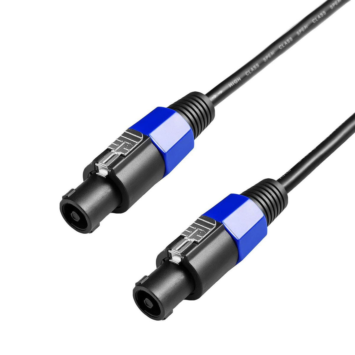 100 Feet Speakon to Speakon Cables Wire Speaker Audio Amplifier Cord 7mm with Twist Lock H53740