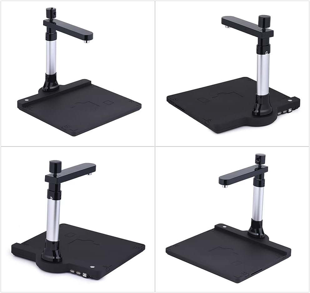 Adjustable Dual Lens Document Scanner with OCR Function LED Light A93401