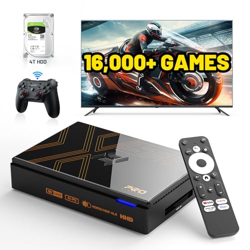 Retro Gaming Console with 16000+ Games, Android 12.0 OS, 8K UHD Output V90862