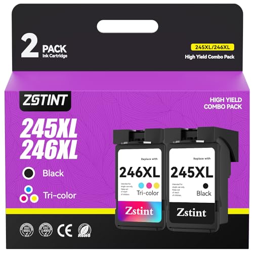 245XL 246XL Ink Cartridge Combo Pack Replacement for Canon Printer Z9962