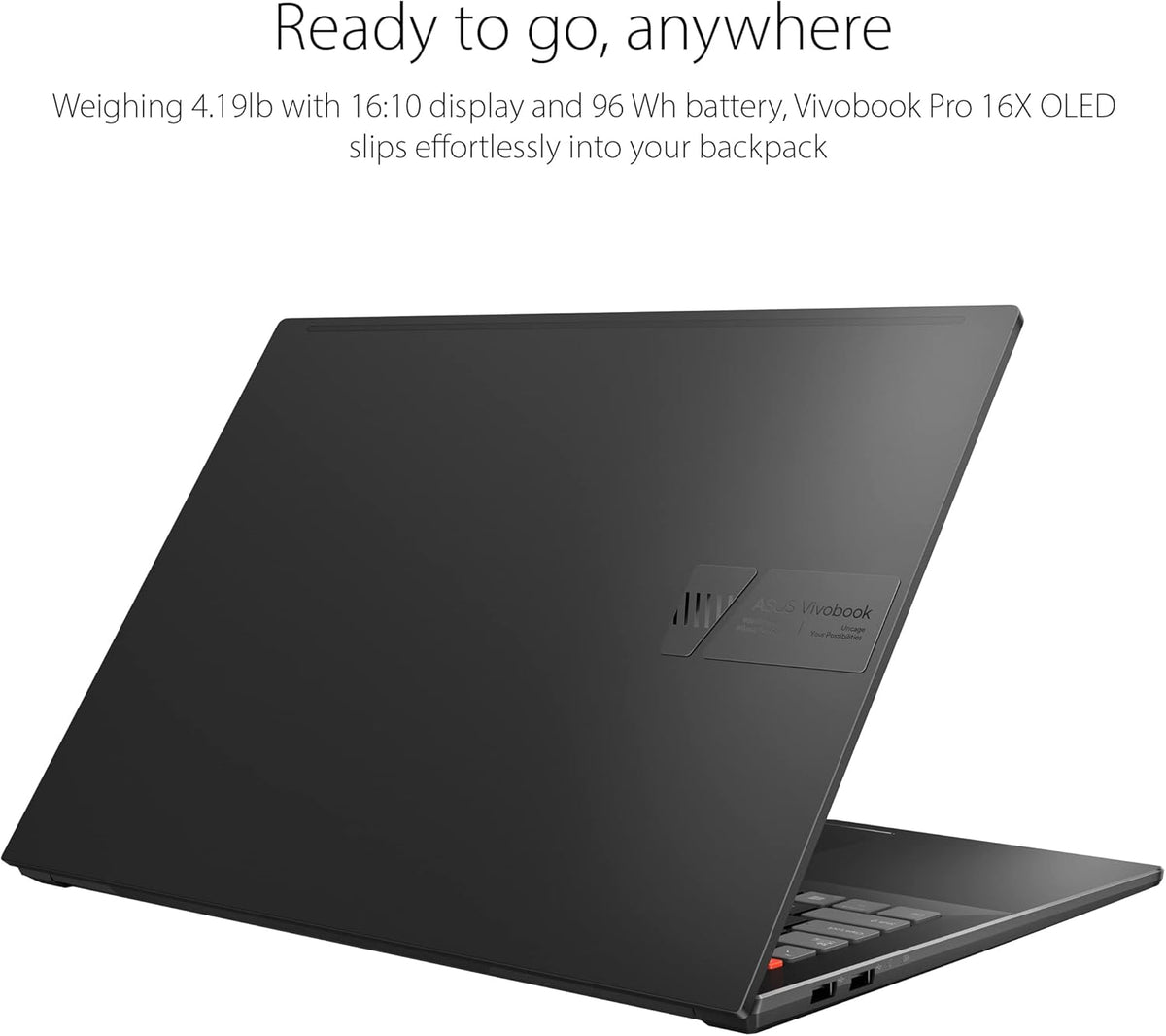 16" 4K OLED Slim Laptop, AMD Ryzen 9 6900H, NVIDIA GeForce RTX 3050 Ti, 32GB RAM, 1TB SSD, Windows 11 Home, Gray S39723