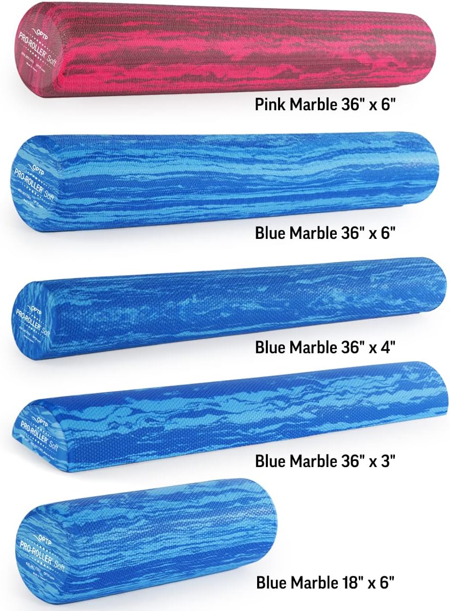 Blue 36" x 6" Soft Density Foam Roller S729