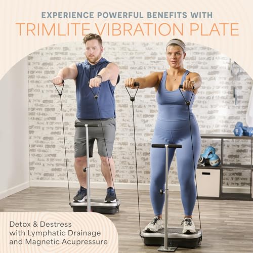 Vibration Plate Exercise Machine with Handlebars G4782