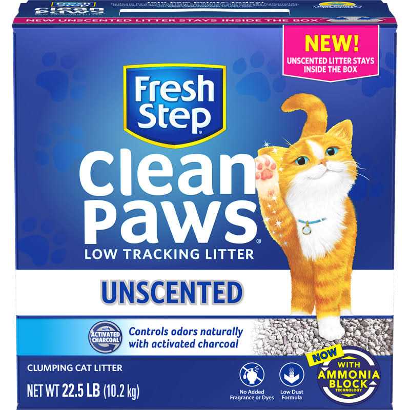 Clean Paws Unscented Clumping Cat Litter D4220