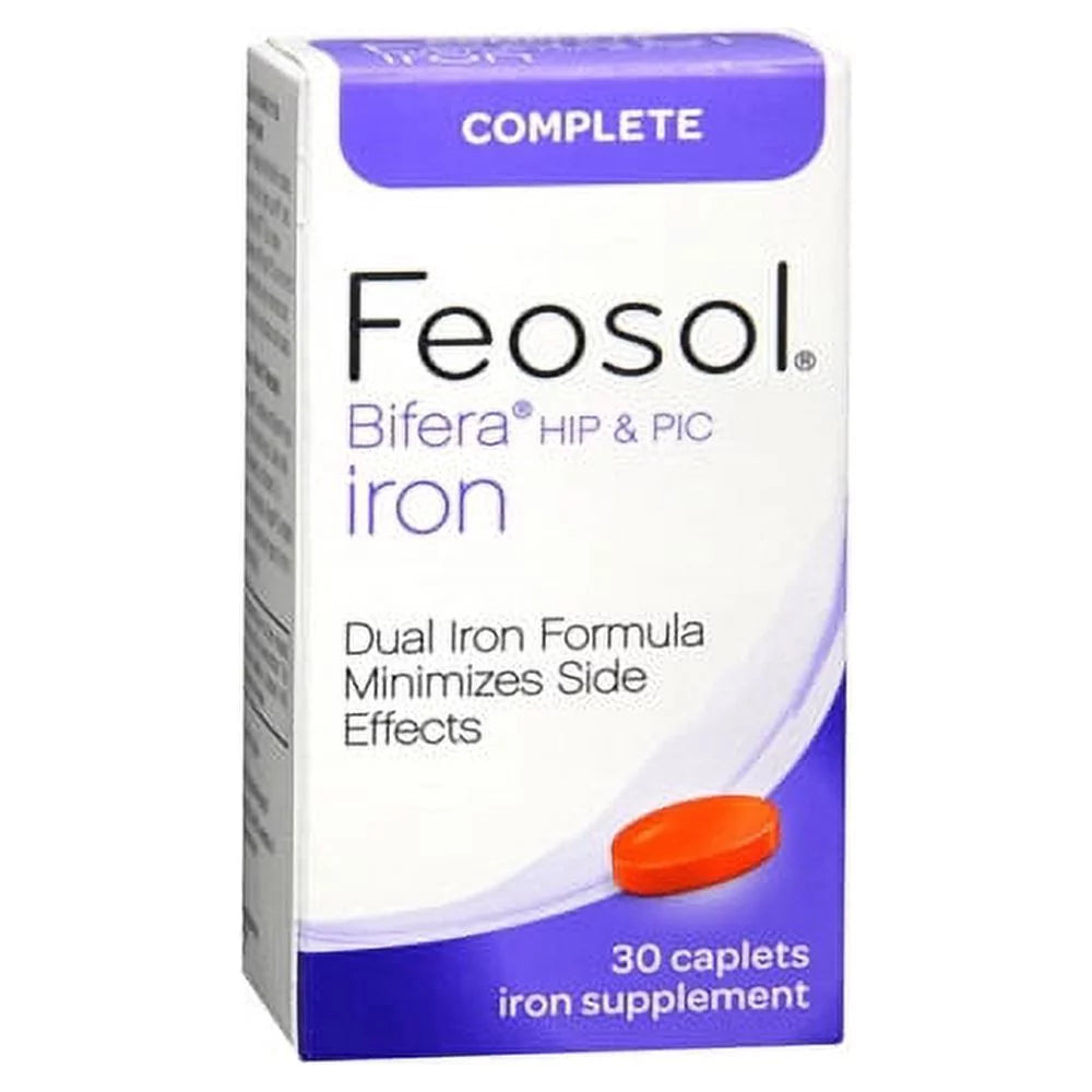 30 Ea, 2 Pack Iron Formula Caplets Z6178