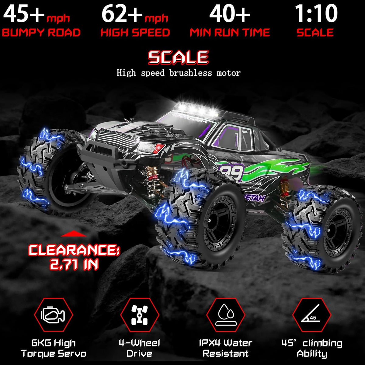 1:10 Large Brushless RC Car N610685