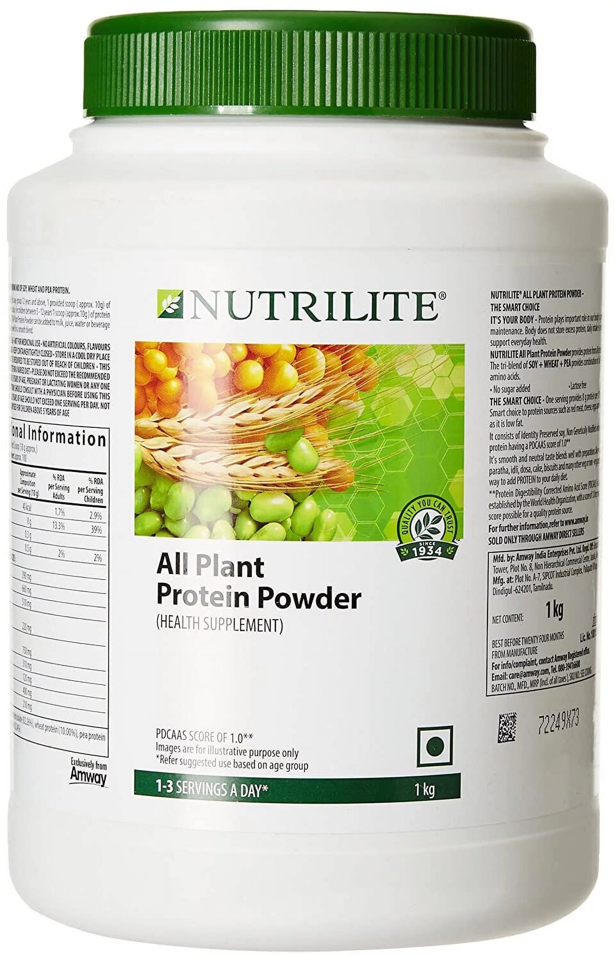 All Plant Protein Powder 1 kg B142106