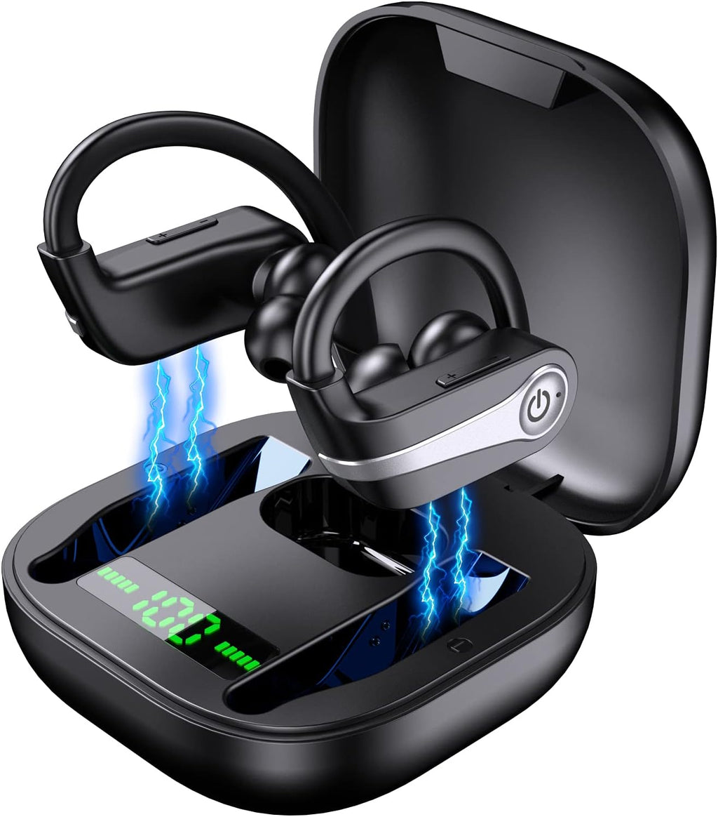 Wireless Bluetooth 5.1 Noise Cancelling Earbuds with Mic IP7 Waterproof Y91944