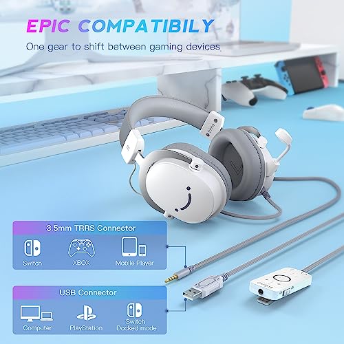Black USB Over-Ear Wired Gaming Headset with Detachable Microphone G553