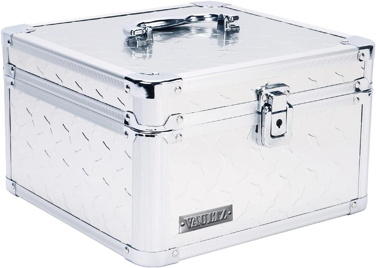 Black Medium Locking Storage Case with Dividers V224848