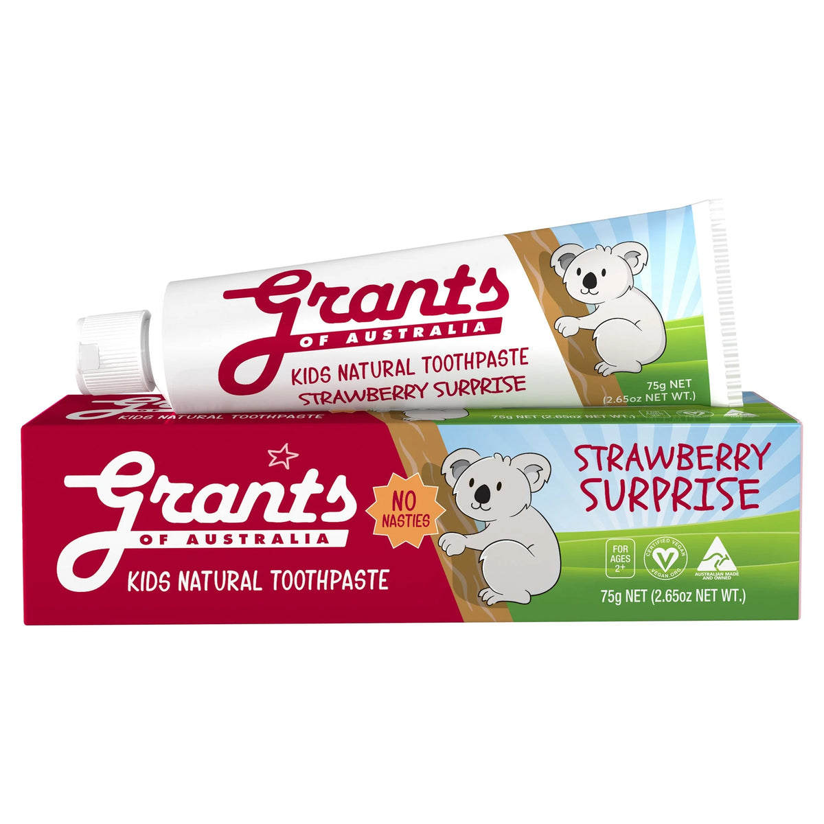 Kids Toothpaste Strawberry 75g S546