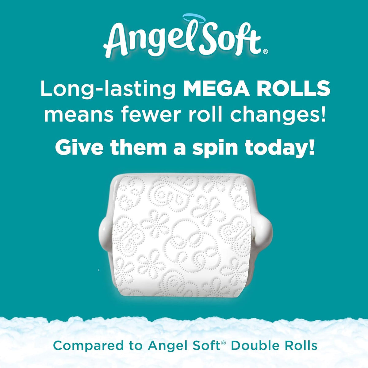 Toilet Paper, Double Rolls, 12 Count of 234 Sheets Per Roll A638