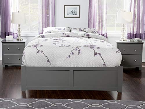 Platform Bed with Footboard & Storage Drawers Y452