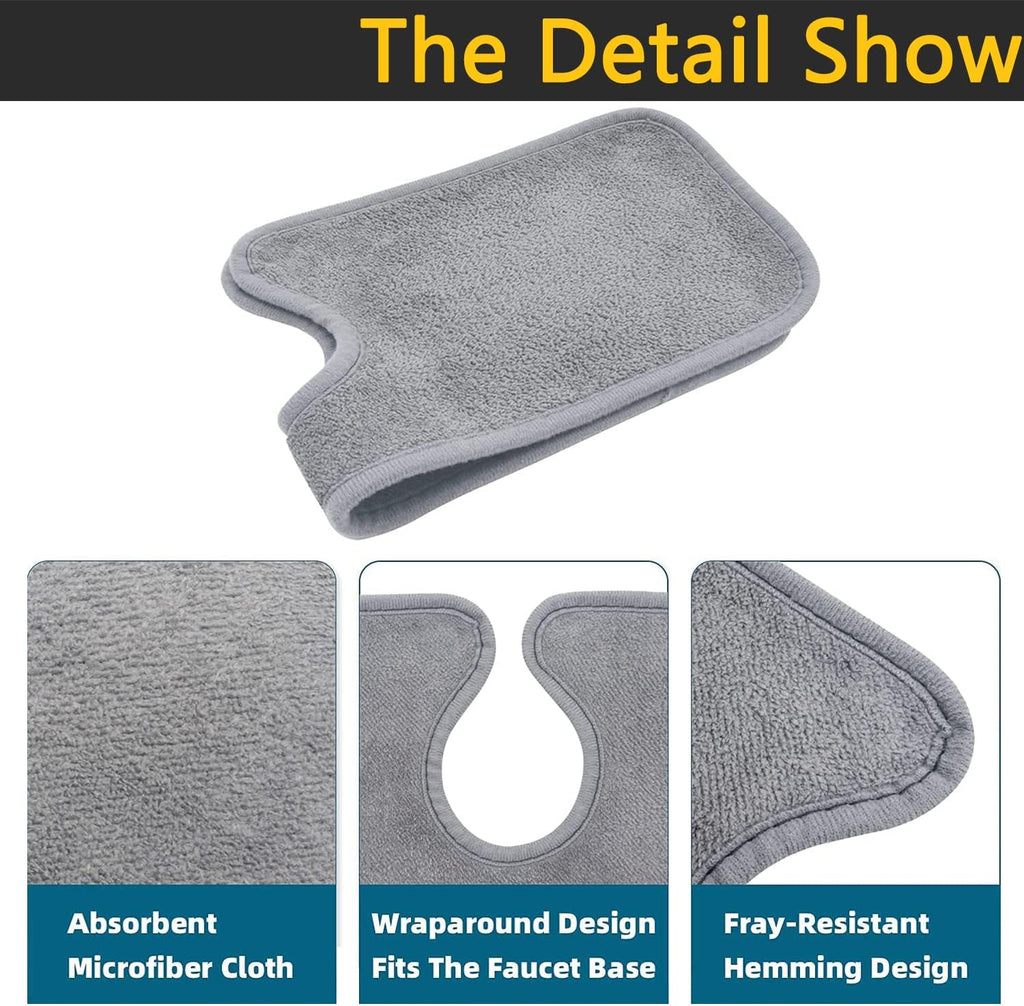 Absorbent Faucet Mat 24.8'' x 5.1'' 4 Pieces X770486