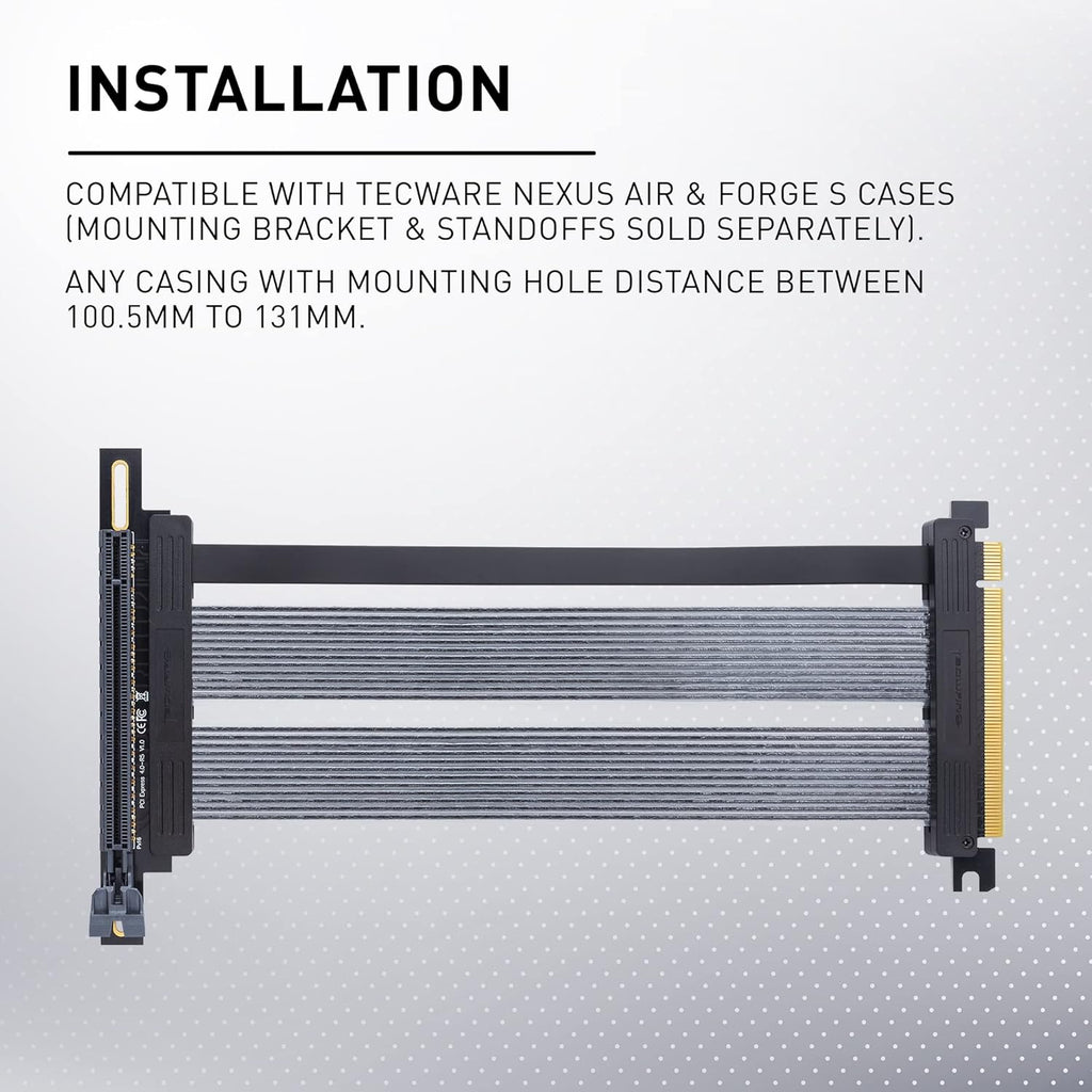 PCIE 4.0 Right Angle Riser Extension Cable W71393