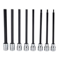 3/8 in. Drive Metric Long Hex Bit Socket Set, 8 Piece J2273