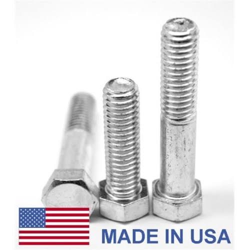 0.5in. -13 x 7 in. PT Coarse Threaded Grade 8 Hex Cap Screw, Alloy Steel Yellow - Zinc Plated - 45 Piece K603