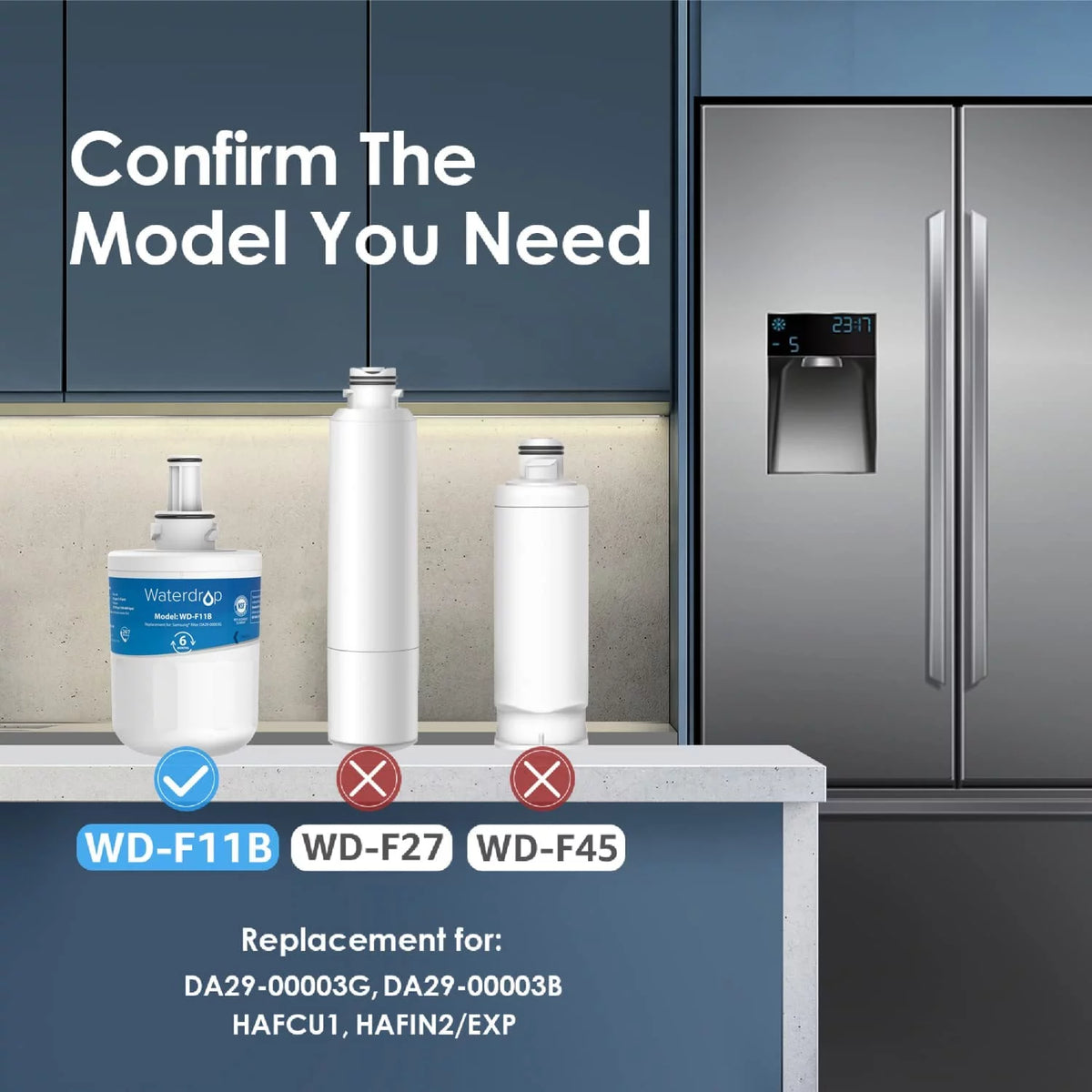 Refrigerator Water Filter 4 Pack T936