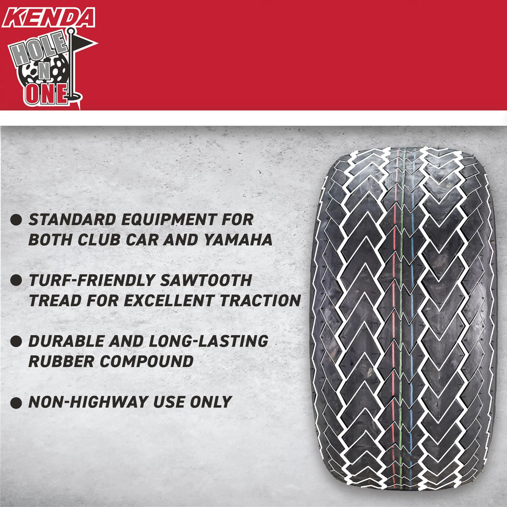 18x8.5-8 4 Ply Tubeless Golf Cart Turf Tires 4 Pack C46660