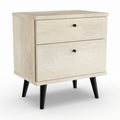 Tan 2-Drawer Nightstand B7434