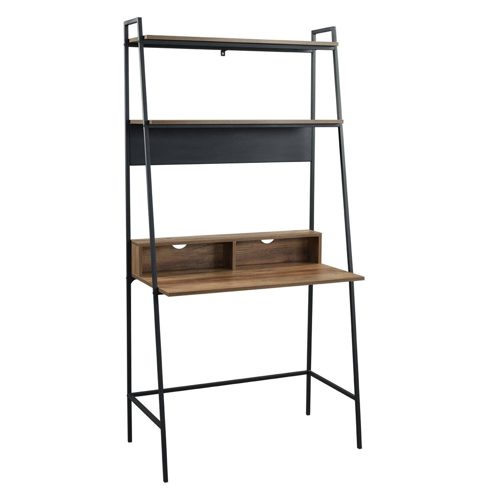 Metal Frame Ladder Shelf Desk C844900