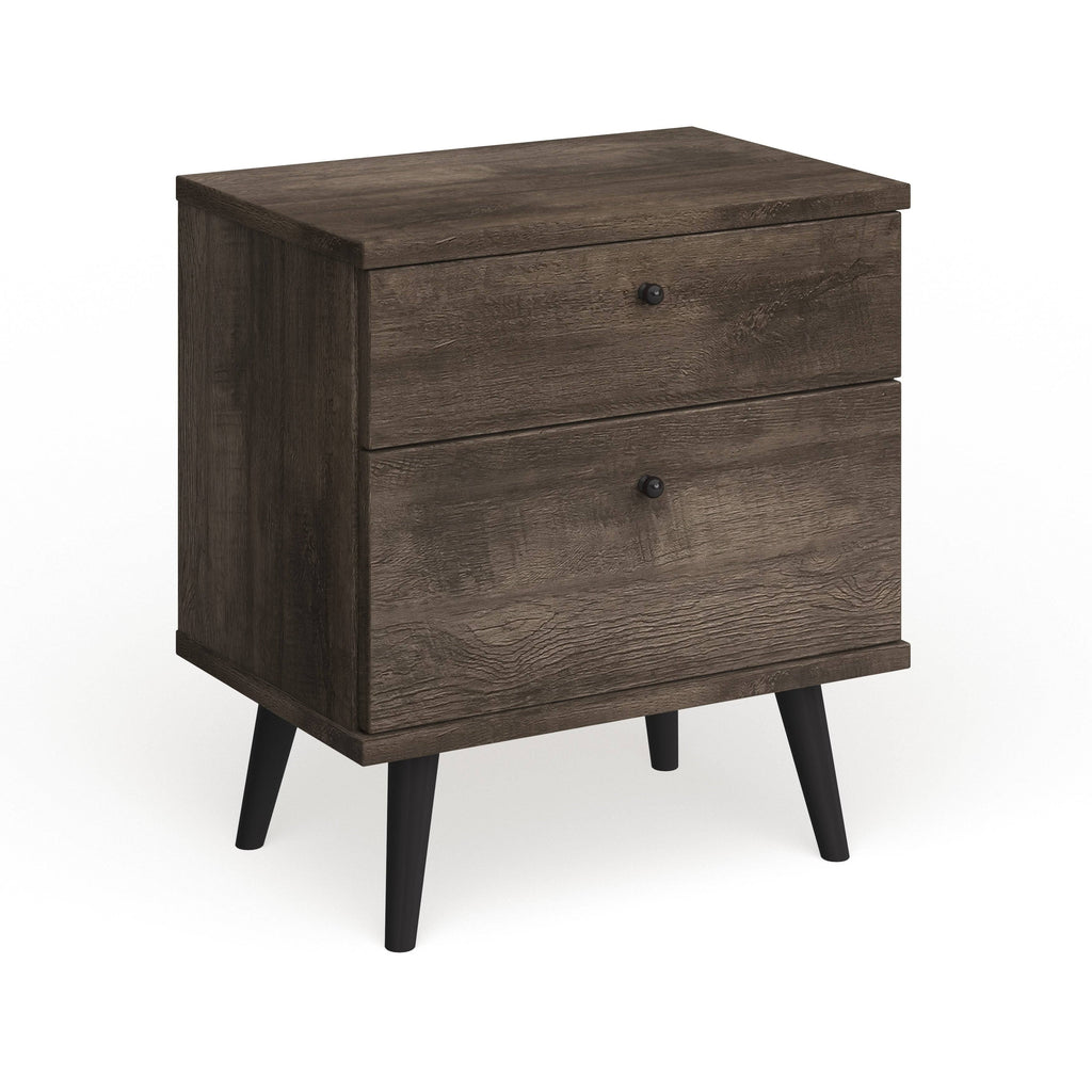 Tan 2-Drawer Nightstand B7434