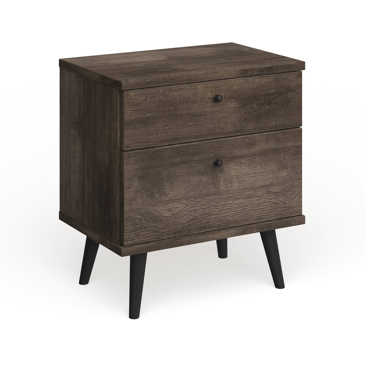 Tan 2-Drawer Nightstand B7434