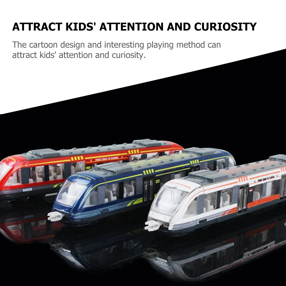 3pcs Simulation Electric Train Toy M8974
