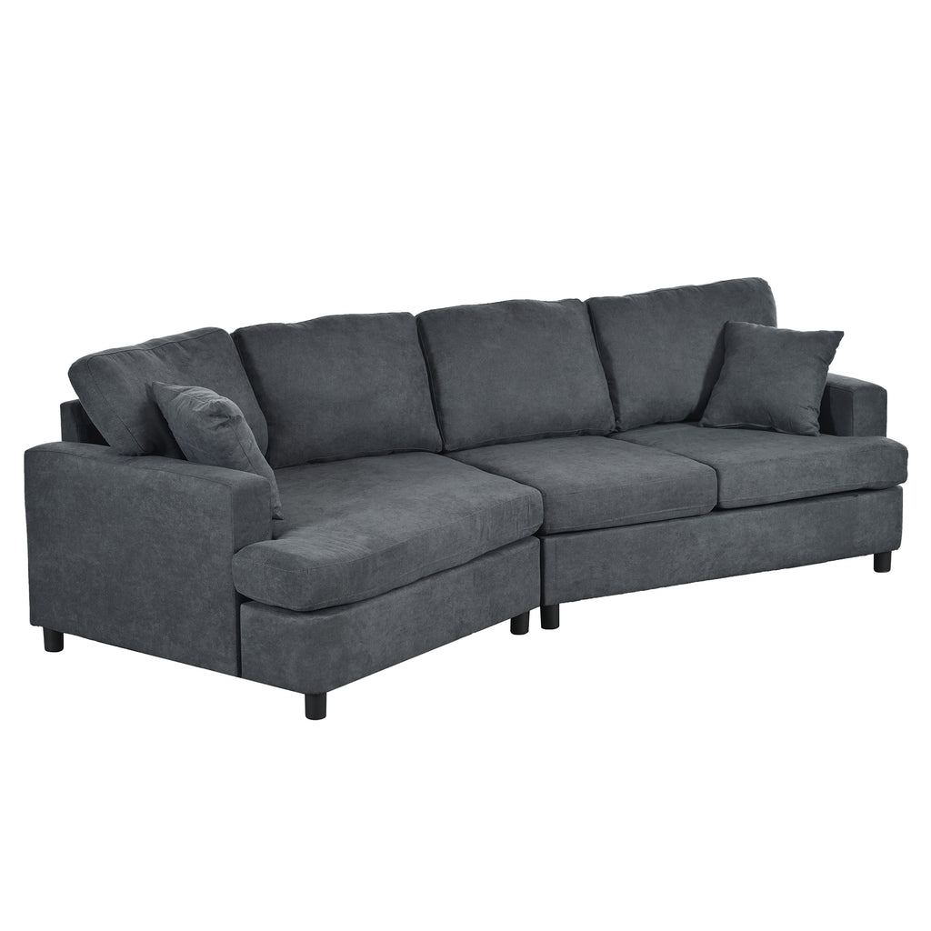 3 Seat Sofa with Removable Cushions and 2 Pillows M69839