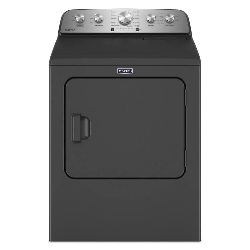 7.0 cu. ft. Vented Front Load Gas Dryer in Volcano Black P66091