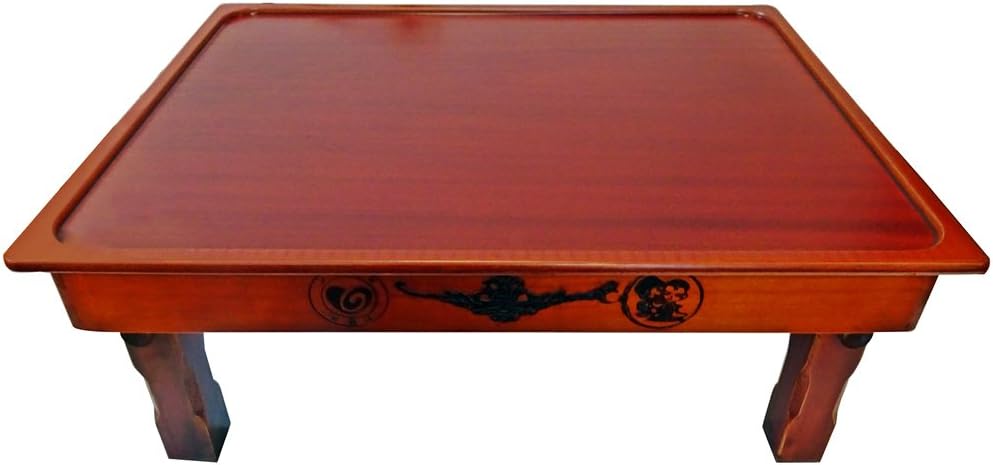 Multi Folding Wooden Tea Table, Brown, Pack of 2 L383306